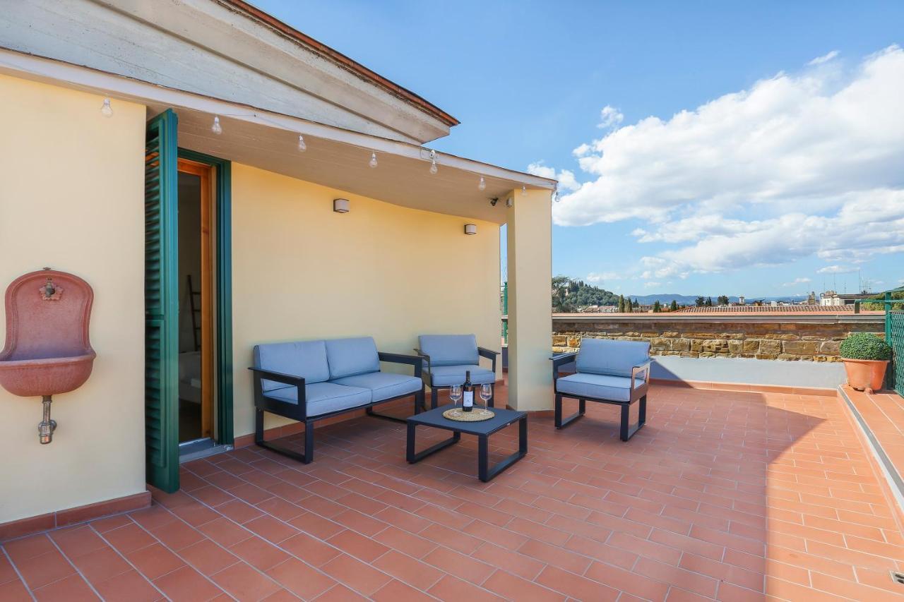 Penthouse With Big Terrace In Oltrarno Apartment Florence Exterior photo
